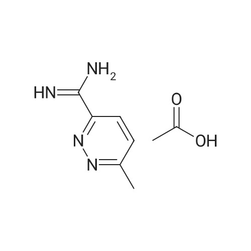 6-Methylpyridazine-3-carboximidamide acetate