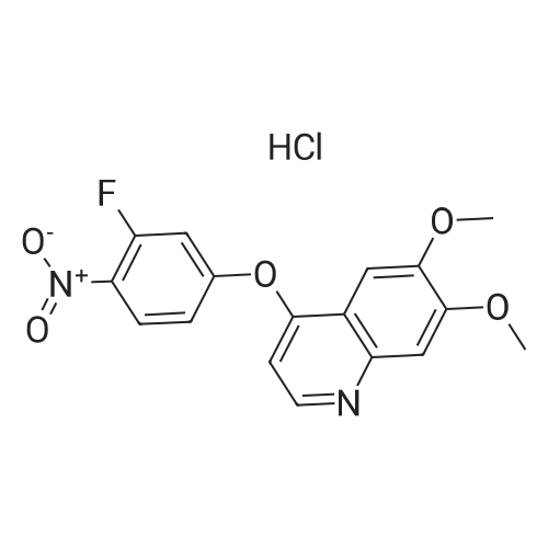 4-(3-Fluoro-4-nitrophenoxy)-6,7-dimethoxyquinoline hydrochloride