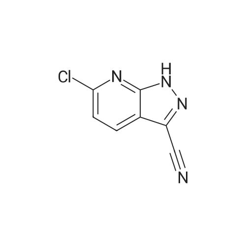 6-Chloro-1H-pyrazolo[3,4-b]pyridine-3-carbonitrile
