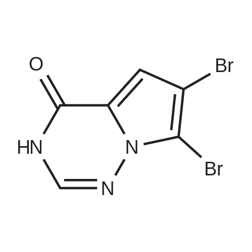 6,7-Dibromo-3H,4H-pyrrolo[2,1-f][1,2,4]triazin-4-one