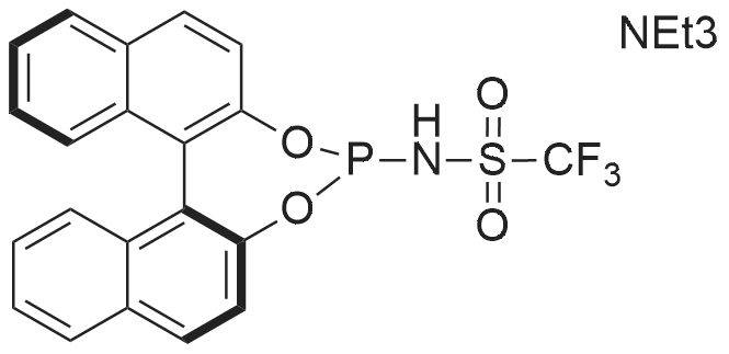 N-[(11bS)-Dinaphtho[2,1-d:1',2'-f][1,3,2]dioxaphosphepin-4-yl]-1,1,1-trifluoromethanesulfonamide triethylamine adduct