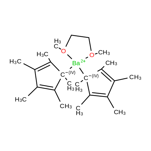 bis(pentamethylcyclopentadienyl)barium 1,2-dimethoxyethane adduct