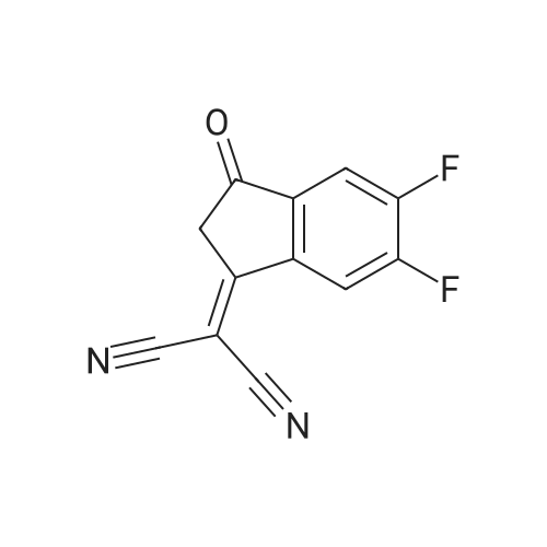 2-(5,6-Difluoro-3-oxo-2,3-dihydro-1H-inden-1-ylidene)malononitrile