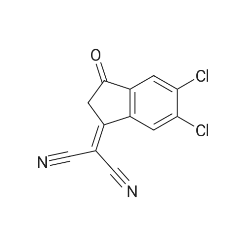 2-(5,6-Dichloro-3-oxo-2,3-dihydro-1H-inden-1-ylidene)malononitrile