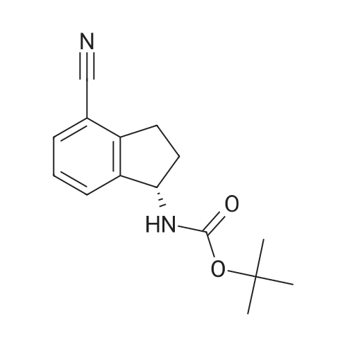 (S)-1-(Boc-amino)-2,3-dihydro-1H-indene-4-carbonitrile