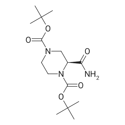 (S)-di-tert-butyl 2-carbamoylpiperazine-1,4-dicarboxylate