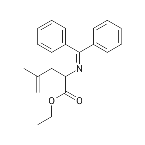 Ethyl 2-((diphenylmethylene)amino)-4-methylpent-4-enoate