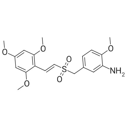 (E)-2-Methoxy-5-(((2,4,6-trimethoxystyryl)sulfonyl)methyl)aniline