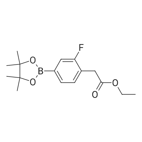 Ethyl 2-(2-fluoro-4-(4,4,5,5-tetramethyl-1,3,2-dioxaborolan-2-yl)phenyl)acetate