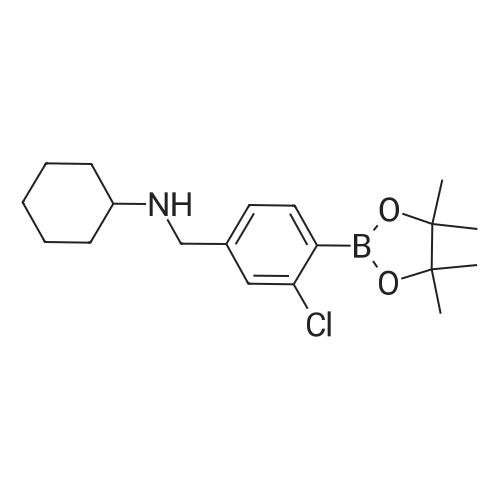 N-(3-Chloro-4-(4,4,5,5-tetramethyl-1,3,2-dioxaborolan-2-yl)benzyl)cyclohexanamine