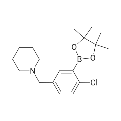 1-(4-Chloro-3-(4,4,5,5-tetramethyl-1,3,2-dioxaborolan-2-yl)benzyl)piperidine