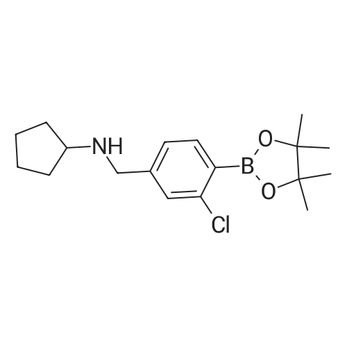 N-(3-Chloro-4-(4,4,5,5-tetramethyl-1,3,2-dioxaborolan-2-yl)benzyl)cyclopentanamine