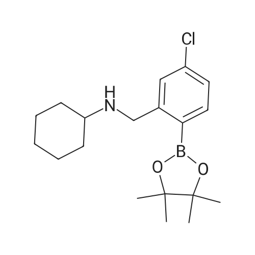 N-(5-Chloro-2-(4,4,5,5-tetramethyl-1,3,2-dioxaborolan-2-yl)benzyl)cyclohexanamine