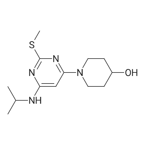 1-(6-(Isopropylamino)-2-(methylthio)pyrimidin-4-yl)piperidin-4-ol