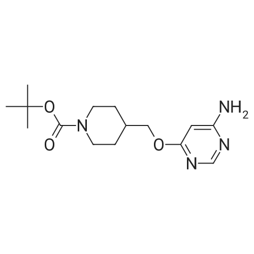 tert-Butyl 4-(((6-aminopyrimidin-4-yl)oxy)methyl)piperidine-1-carboxylate
