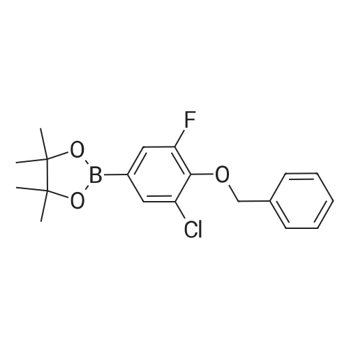 2-(4-(Benzyloxy)-3-chloro-5-fluorophenyl)-4,4,5,5-tetramethyl-1,3,2-dioxaborolane