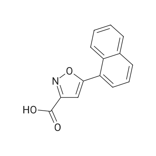 5-(Naphthalen-1-yl)isoxazole-3-carboxylic acid