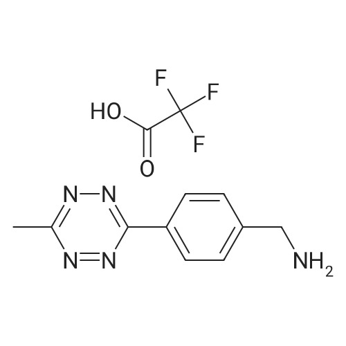 (4-(6-methyl-1,2,4,5-tetrazin-3-yl)phenyl)methanamine trifluoroacetic acid