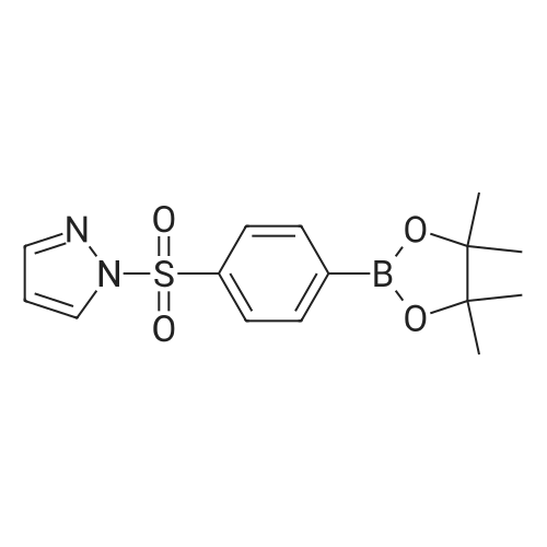 1-((4-(4,4,5,5-Tetramethyl-1,3,2-dioxaborolan-2-yl)phenyl)sulfonyl)-1H-pyrazole