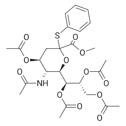 Methyl (phenyl 5-acetamido-4,7,8,9-tetra-o-acetyl-3,5-dideoxy-2-thio-d-glycero-d-galacto-2-nonulopyranosid)onate