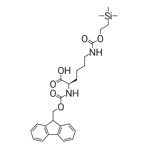 (R)-2-((((9H-Fluoren-9-yl)methoxy)carbonyl)amino)-6-(((2-(trimethylsilyl)ethoxy)carbonyl)amino)hexanoic acid
