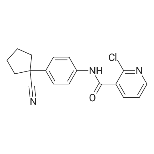 2-Chloro-N-(4-(1-cyanocyclopentyl)phenyl)nicotinamide