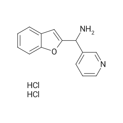 1-Benzofuran-2-yl(pyridin-3-yl)methanamine 2hcl