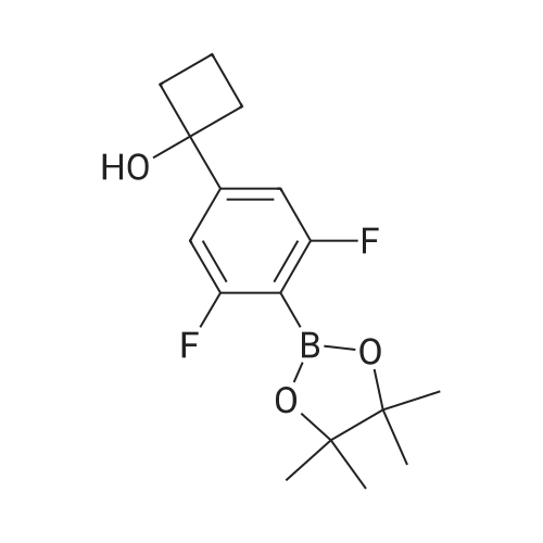 1-(3,5-Difluoro-4-(4,4,5,5-tetramethyl-1,3,2-dioxaborolan-2-yl)phenyl)cyclobutan-1-ol