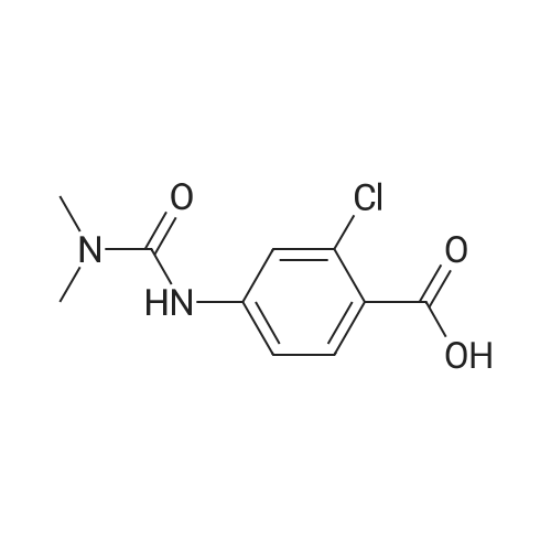 2-Chloro-4-[(dimethylcarbamoyl)amino]benzoic acid
