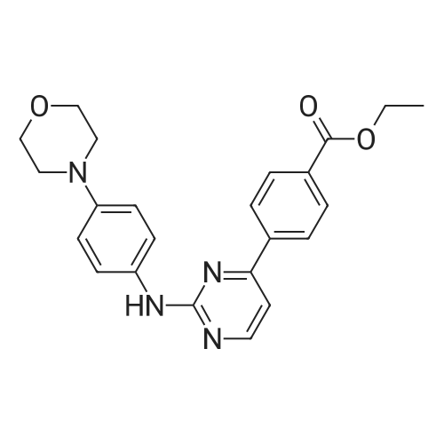 Ethyl 4-(2-((4-morpholinophenyl)amino)pyrimidin-4-yl)benzoate