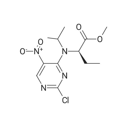 (R)-Methyl 2-((2-chloro-5-nitropyrimidin-4-yl)(isopropyl)amino)butanoate