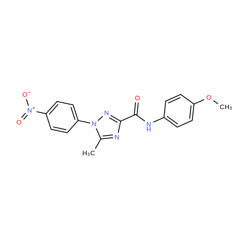 321431-17-8| N-(4-Methoxyphenyl)-5-methyl-1-(4-nitrophenyl)-1H-1,2,4 ...