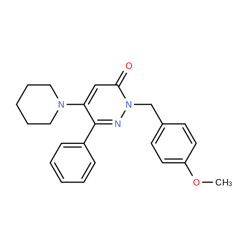 861208-94-8| 2-[(4-Methoxyphenyl)methyl]-6-phenyl-5-(piperidin-1-yl)-2 ...