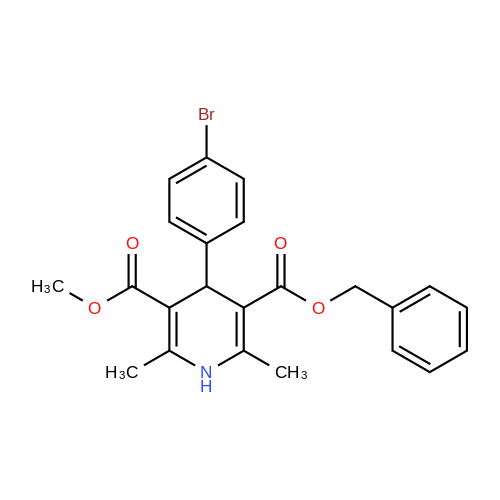 439111-40-7| 3-Benzyl 5-methyl 4-(4-bromophenyl)-2,6-dimethyl-1,4 ...