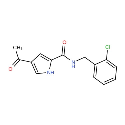 478249-45-5| 4-Acetyl-N-[(2-chlorophenyl)methyl]-1H-pyrrole-2 ...