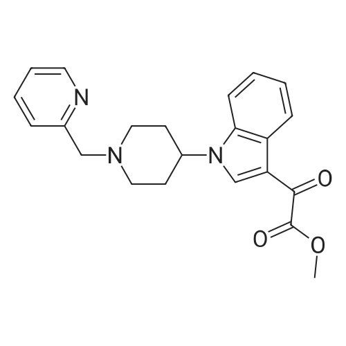 Methyl 2-oxo-2-(1-{1-[(pyridin-2-yl)methyl]piperidin-4-yl}-1H-indol-3-yl)acetate