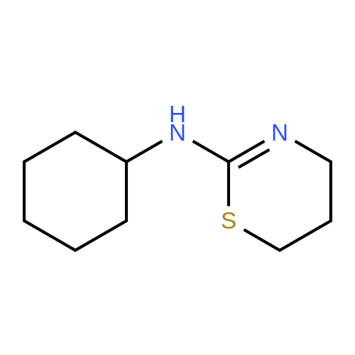 N-Cyclohexyl-5,6-dihydro-4H-1,3-thiazin-2-amine
