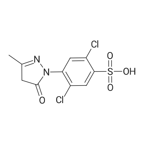 2,5-Dichloro-4-(3-methyl-5-oxo-4,5-dihydro-1H-pyrazol-1-yl)benzenesulfonic acid