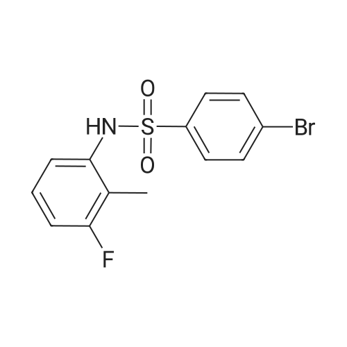 4-Bromo-N-(3-fluoro-2-methylphenyl)benzenesulfonamide