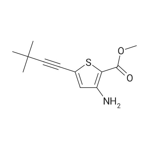 Methyl 3-amino-5-(3,3-dimethylbut-1-yn-1-yl)thiophene-2-carboxylate