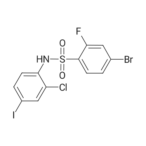 4-Bromo-N-(2-chloro-4-iodophenyl)-2-fluorobenzenesulfonamide