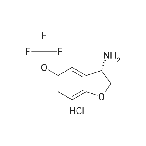 (3S)-5-(trifluoromethoxy)-2,3-dihydrobenzo[b]furan-3-ylamine hcl