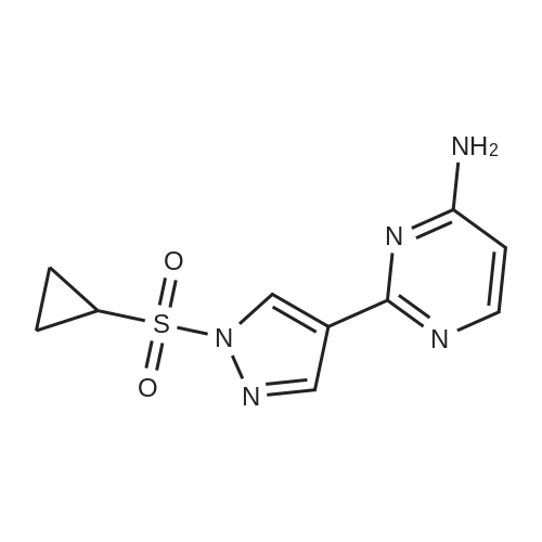2-(1-(Cyclopropylsulfonyl)-1H-pyrazol-4-yl)pyrimidin-4-amine