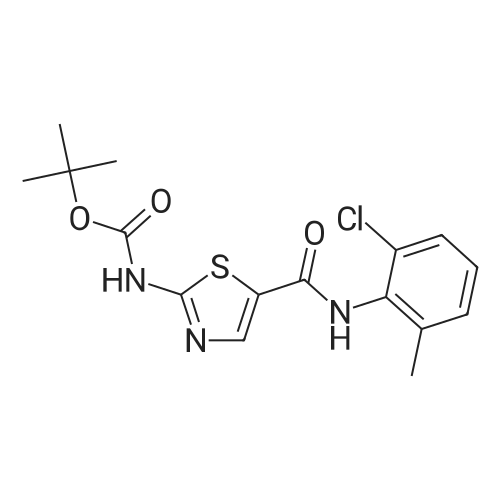 tert-Butyl (5-((2-chloro-6-methylphenyl)carbamoyl)thiazol-2-yl)carbamate