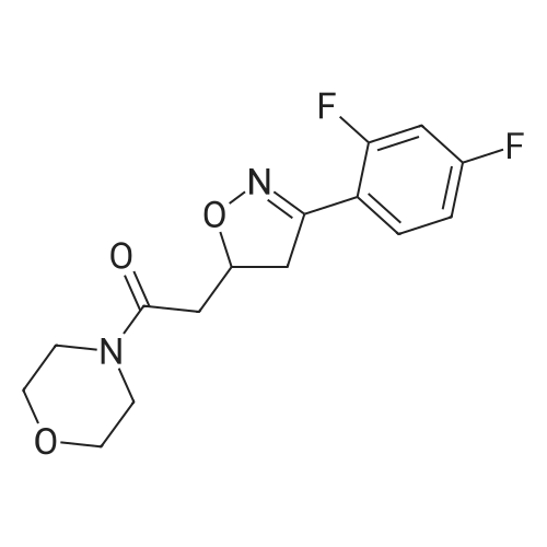 2-(3-(2,4-Difluorophenyl)-4,5-dihydroisoxazol-5-yl)-1-morpholinoethan-1-one