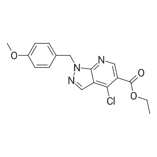 Ethyl 4-chloro-1-(4-methoxybenzyl)-1H-pyrazolo[3,4-b]pyridine-5-carboxylate