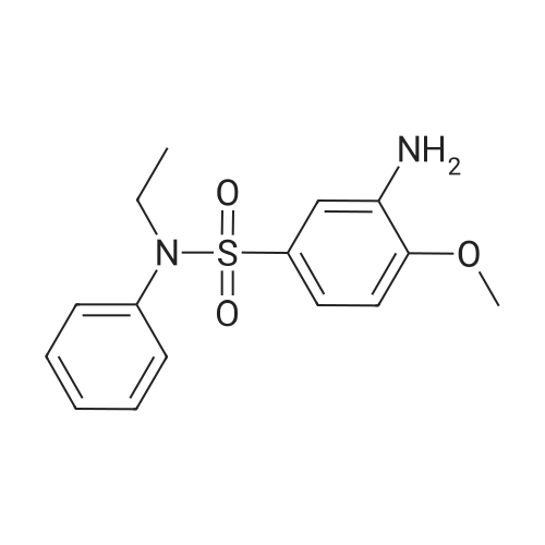 3-Amino-N-ethyl-4-methoxy-N-phenylbenzene-1-sulfonamide