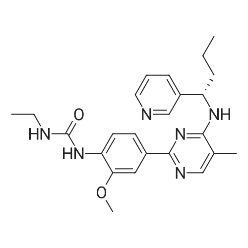 (S)-1-Ethyl-3-(2-methoxy-4-(5-methyl-4-((1-(pyridin-3-yl)butyl)amino)pyrimidin-2-yl)phenyl)urea