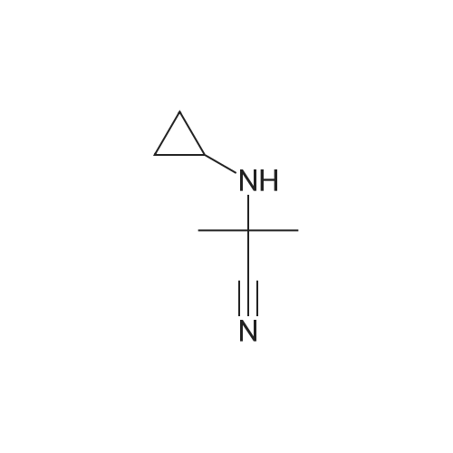 2-(Cyclopropylamino)-2-methylpropanenitrile