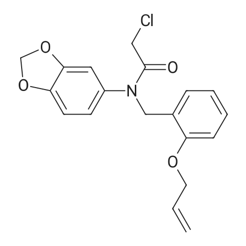 N-(2-(Allyloxy)benzyl)-N-(benzo[d][1,3]dioxol-5-yl)-2-chloroacetamide